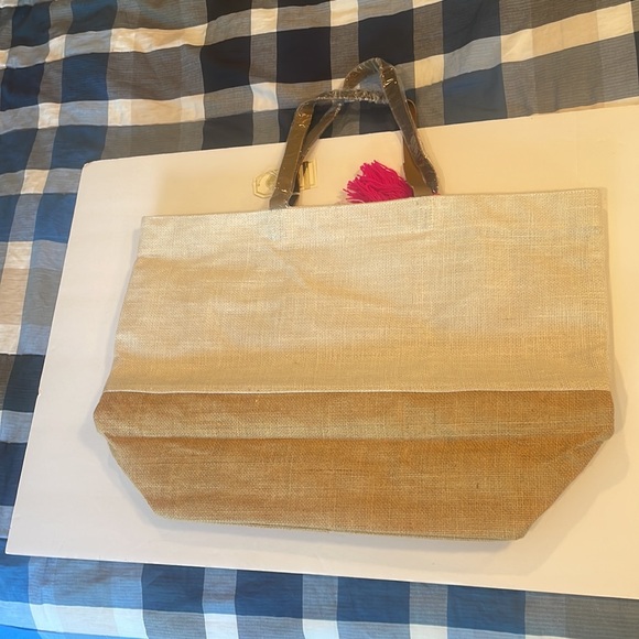 NWT Mud Pie Beach Tote - Picture 4 of 6